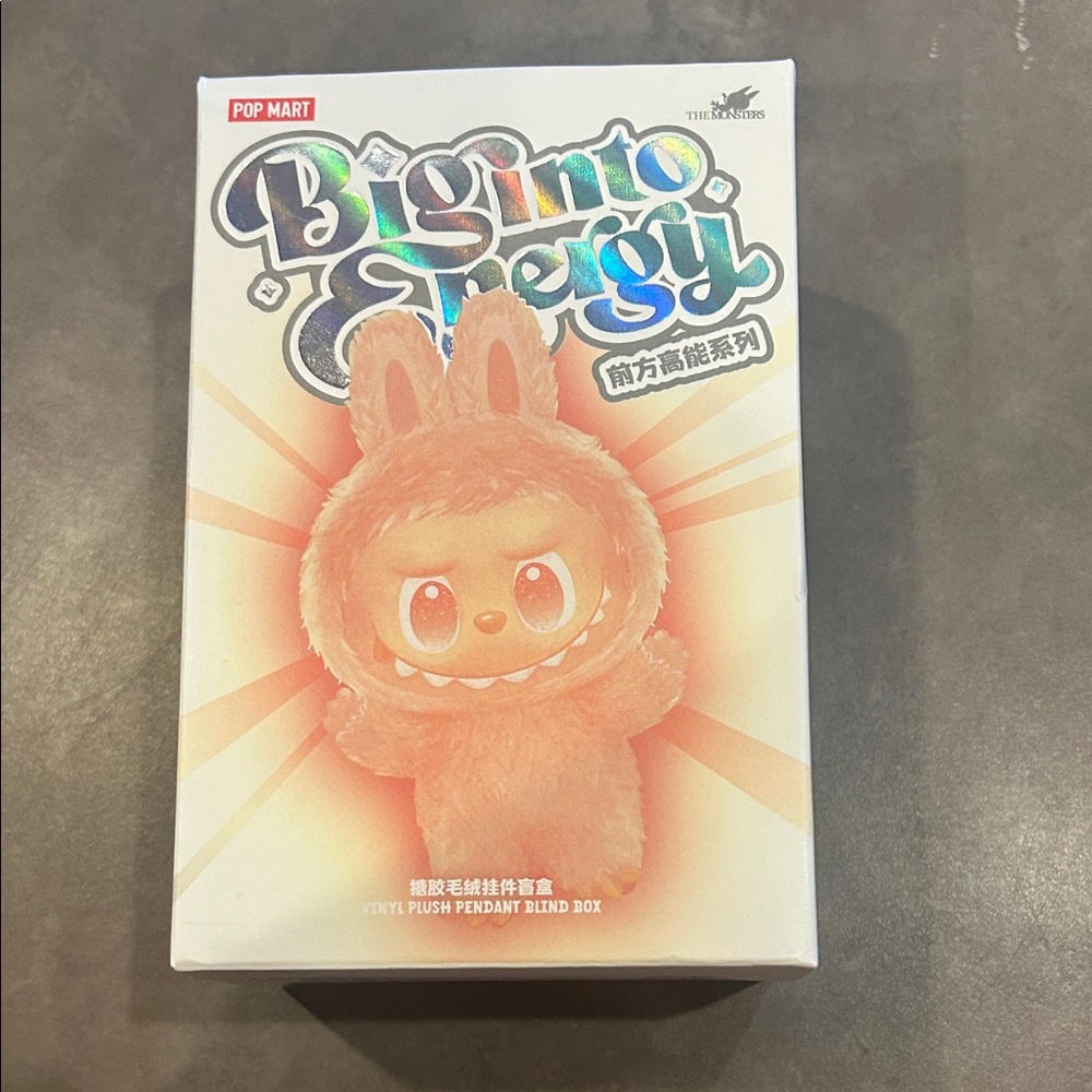 Pop Mart Big Into Energy Labubu Blind Box New Never Opened